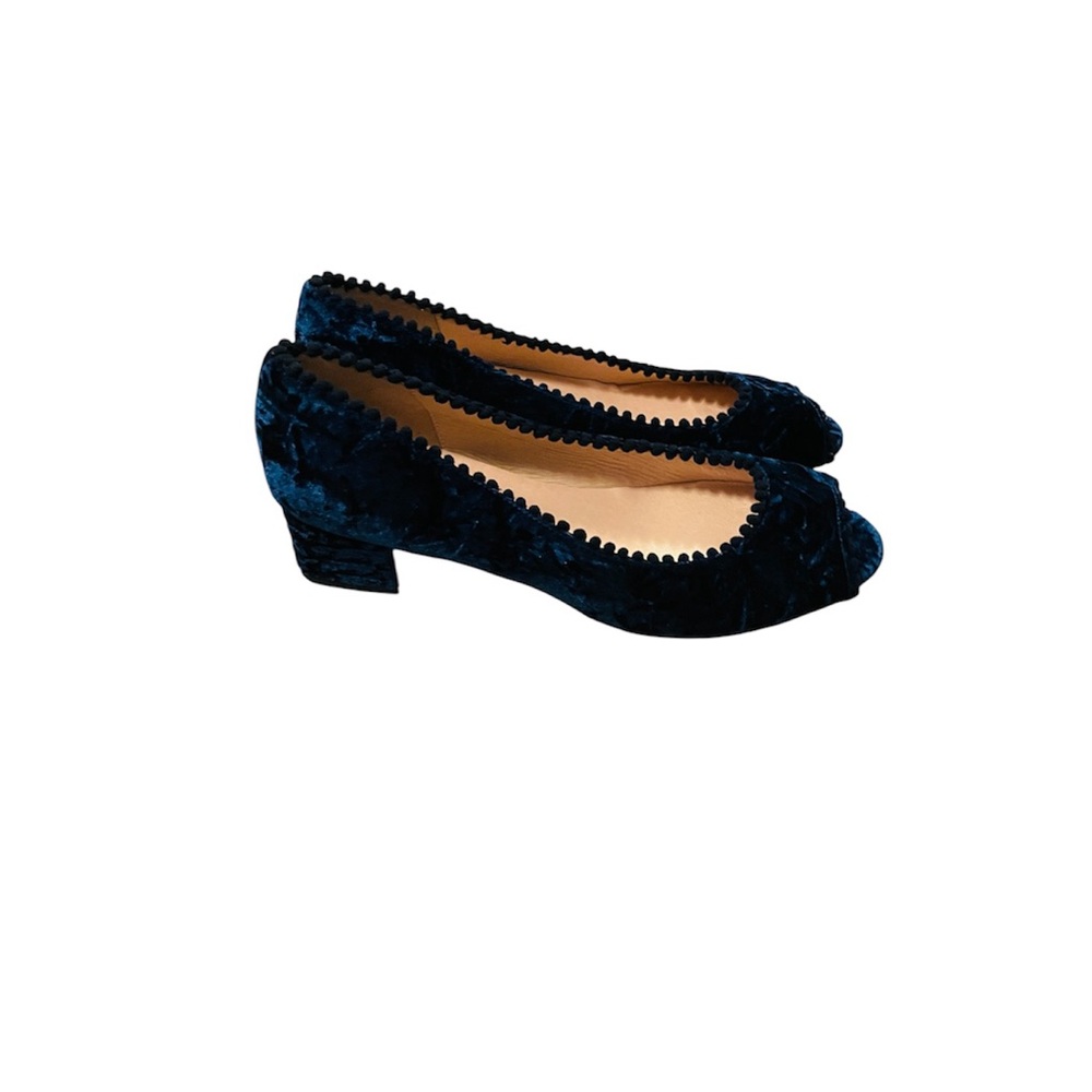 Blue Velvet Women's Shoes - Picture 2 of 11